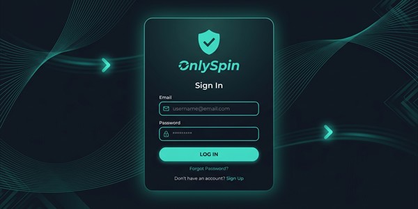 OnlySpin giriş ekranı ve kullanıcı dostu erişim süreci